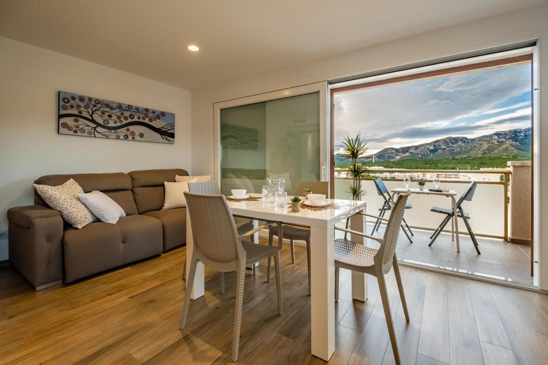 Apartamento Con Terraza, Vistas Playa Y Montana Vandellòs i l’Hospitalet de l’Infant Exterior foto
